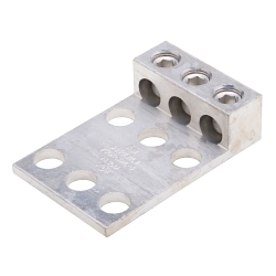 Polaris 3-250L2/L4 L Series Dual Rated Panelboard Lug, 6 AWG to 250 kcmil, 9/16 in Bolt/Stud, 1-3/4 in Hole Spacing, For Use With Copper and Aluminum Conductors