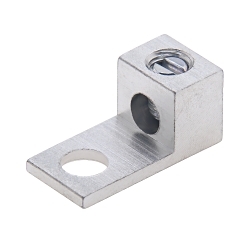 Polaris 4T T Series Rated Lug, 14 to 4 AWG, 1/4 in Stud, 1 Bolt Holes, Aluminum