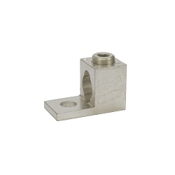 Polaris BS400T BS Series Dual Rated Mechanical Lug, 4 AWG to 600 kcmil, 1/0 AWG to 250 kcmil Aluminum/Copper Conductor, 9/16 in Stud, 6061-T6 Aluminum Alloy