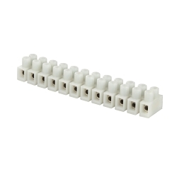Polaris ITB20-12 ITB 12-Circuit Terminal Block, 300 V AC, 10/20 A, 22 to 12 AWG, 20 to 18 AWG Wire, Screw Mount