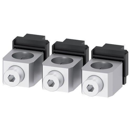 Siemens 3VA9373-0JB13 1-Wire 3-Pole Wire Connector, 1 AWG to 600 kcmil, For Use With 3VA63 at 400 A, 3VA64 at 600 A Molded Case Circuit Breaker
