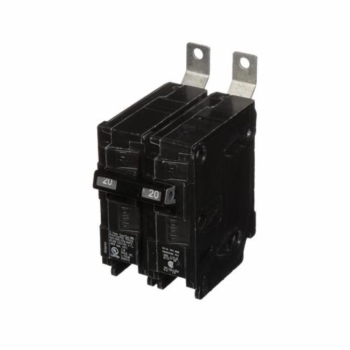 Siemens B220HH Type HBL Low Voltage Molded Case Circuit Breaker, 120/240 V AC, 20 A, 65 kA Interrupt, 2 Poles, Thermal Magnetic Trip
