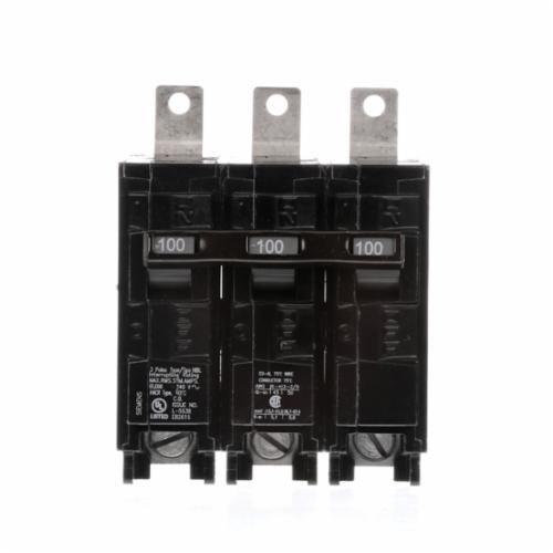 Siemens B3100HH Type HBL Low Voltage Molded Case Circuit Breaker, 240 V AC, 100 A, 65 kA Interrupt, 3 Poles, Thermal Magnetic Trip