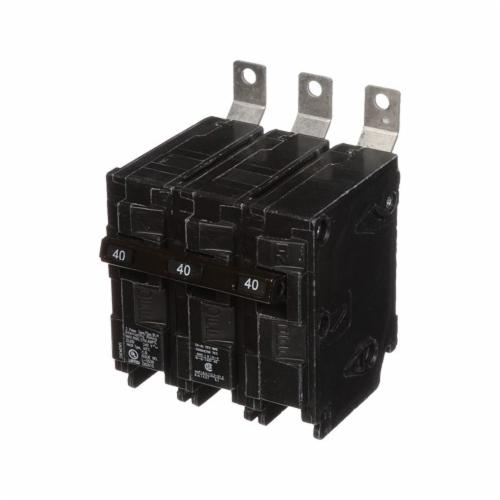 Siemens B340H Type BLH Low Voltage Molded Case Circuit Breaker, 240 V AC, 40 A, 22 kA Interrupt, 3 Poles, Thermal Magnetic Trip