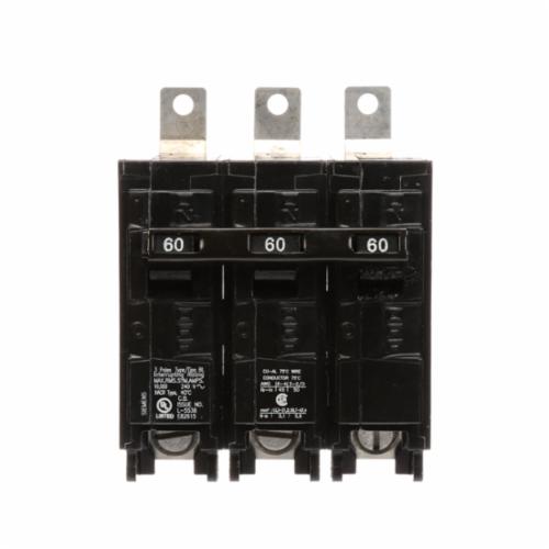 Siemens B360 Type BL Low Voltage Molded Case Circuit Breaker, 240 V AC, 60 A, 10 kA Interrupt, 3 Poles, Thermal Magnetic Trip