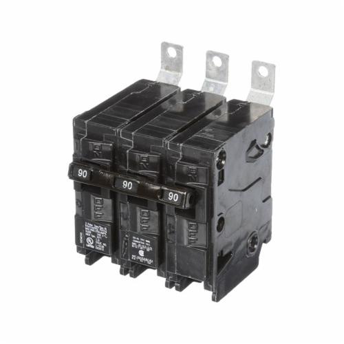 Siemens B390 Type BL Low Voltage Molded Case Circuit Breaker, 240 V AC, 90 A, 10 kA Interrupt, 3 Poles, Thermal Magnetic Trip