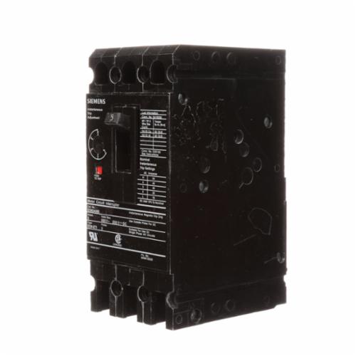 Siemens ED63A005 SentronTM ED63A005 Type ED6 Low Voltage Molded Case Circuit Breaker, 600 V AC/250 V DC, 5 A, 18 kA Interrupt, 3 Poles, Thermal Magnetic Trip