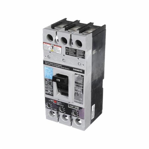 Siemens FXD63B175L SentronTM FXD63B175L Type FXD6 Low Voltage Molded Case Circuit Breaker, 600 V AC, 175 A, 22 kA Interrupt, 3 Poles, Thermal Magnetic Trip