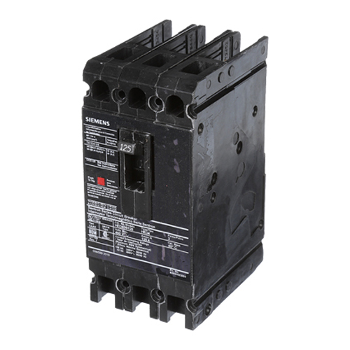 Siemens HED43B125 SentronTM HED43B125 Type HED4 Low Voltage Molded Case Circuit Breaker, 480 V AC/250 V DC, 125 A, 42 kA Interrupt, 3 Poles, Thermal Magnetic Trip