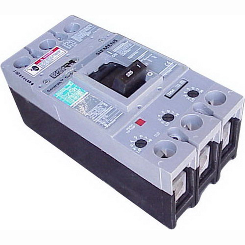 Siemens HFD63B150 SentronTM HFD63B150 Type HFD6 Low Voltage Molded Case Circuit Breaker, 600 V AC/500 V DC, 150 A, 25 kA Interrupt, 3 Poles, Thermal Magnetic Trip