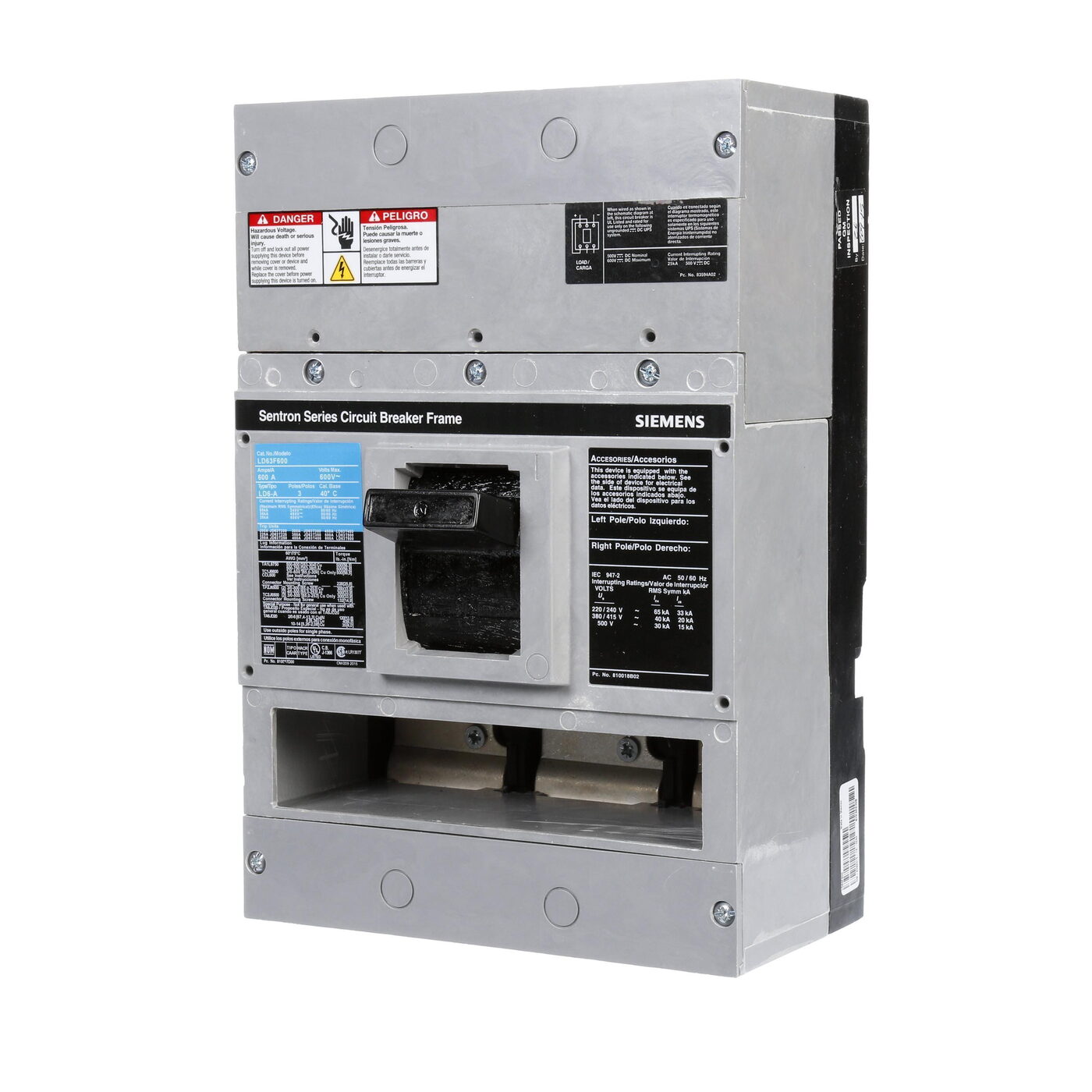 Siemens LD63F600 - Wire Ferrules & Lugs