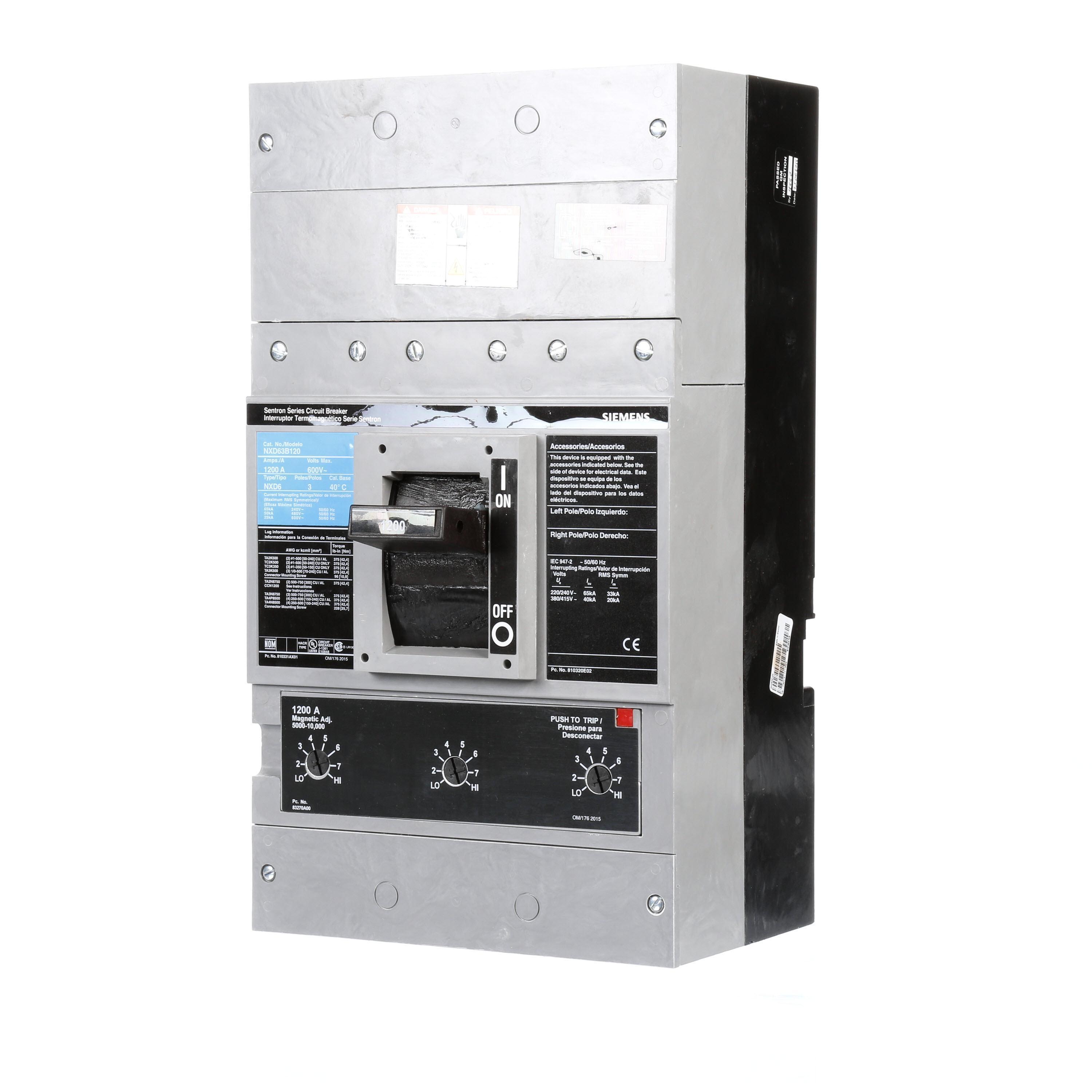 Siemens NXD63B120 - Molded Case Circuit Breakers