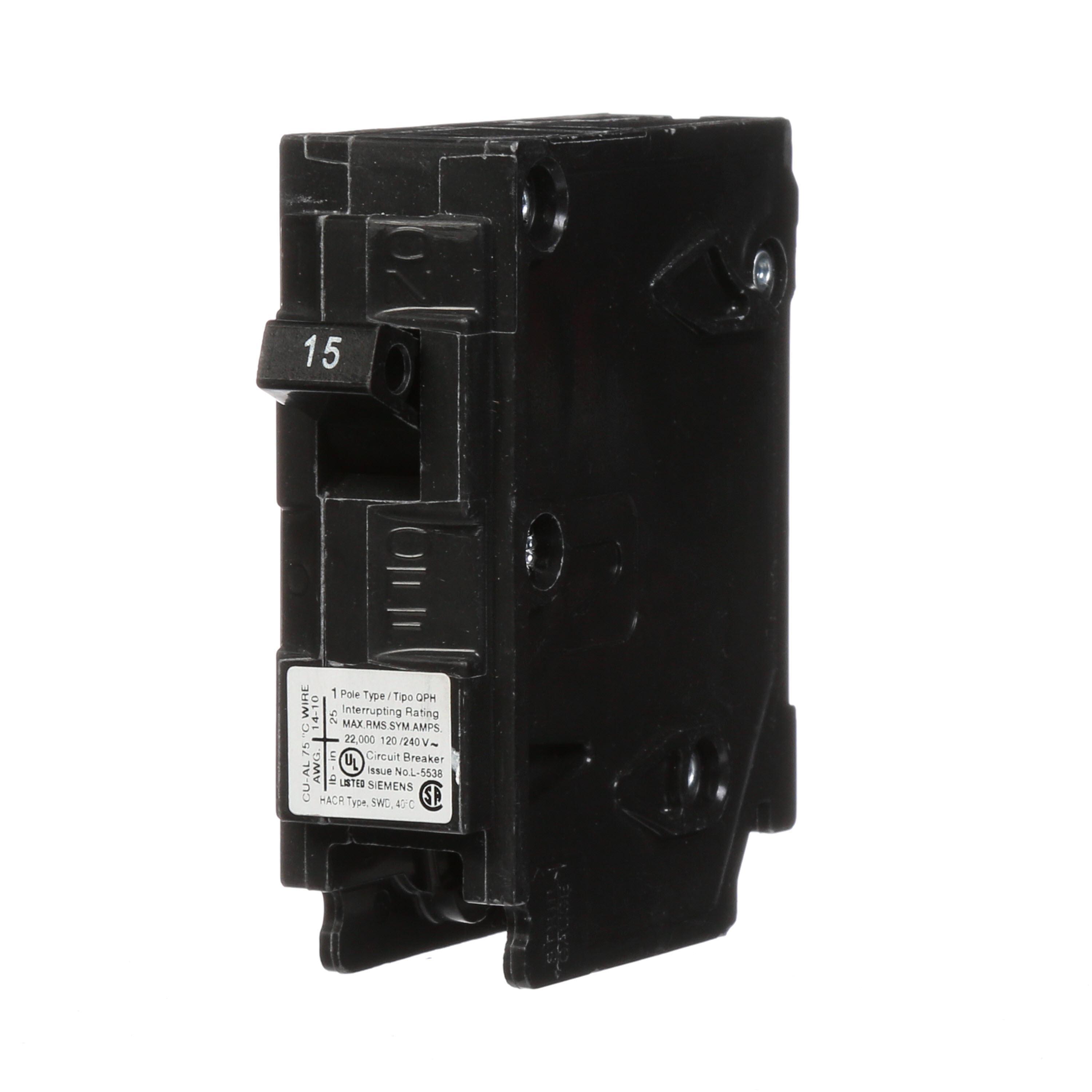 Siemens Q115H - Molded Case Circuit Breakers