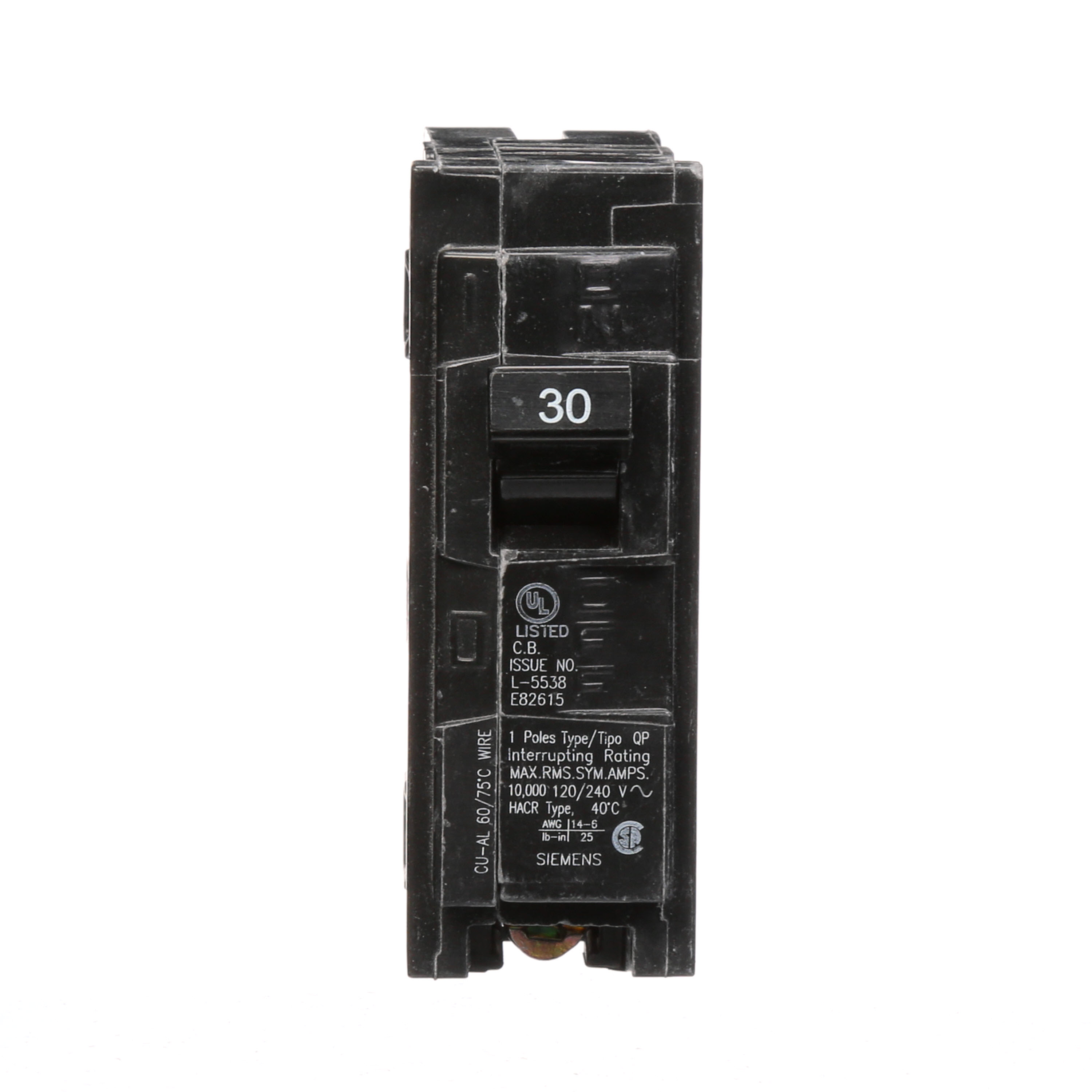 Siemens Q130 - Molded Case Circuit Breakers