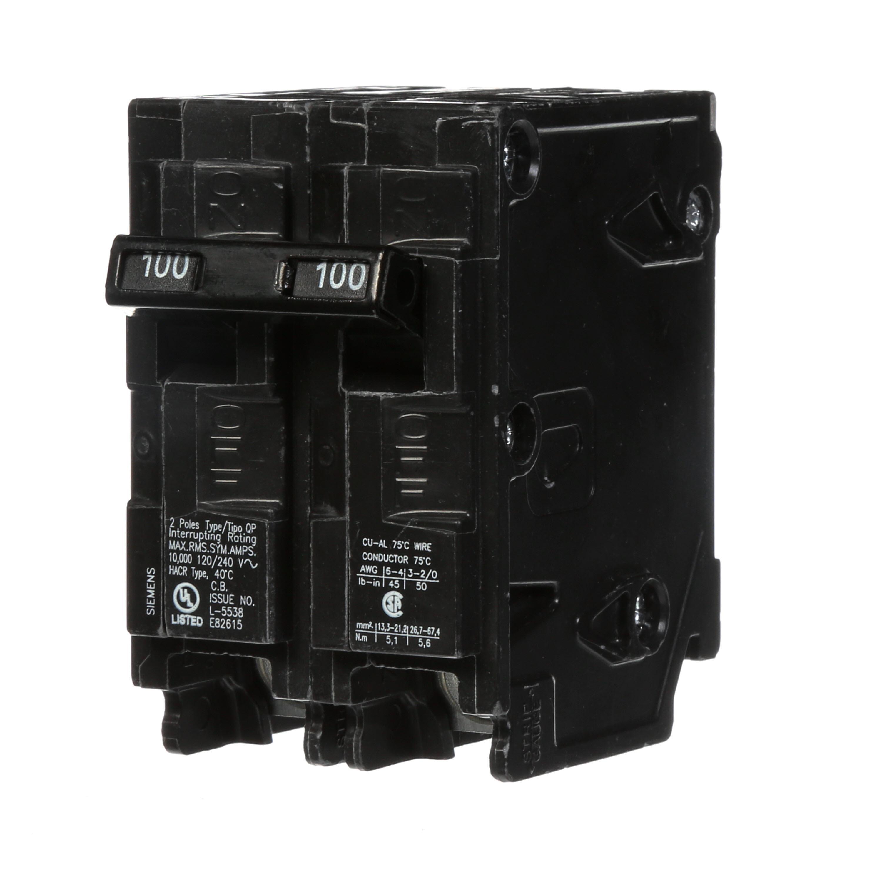 Siemens Q2100 - Molded Case Circuit Breakers