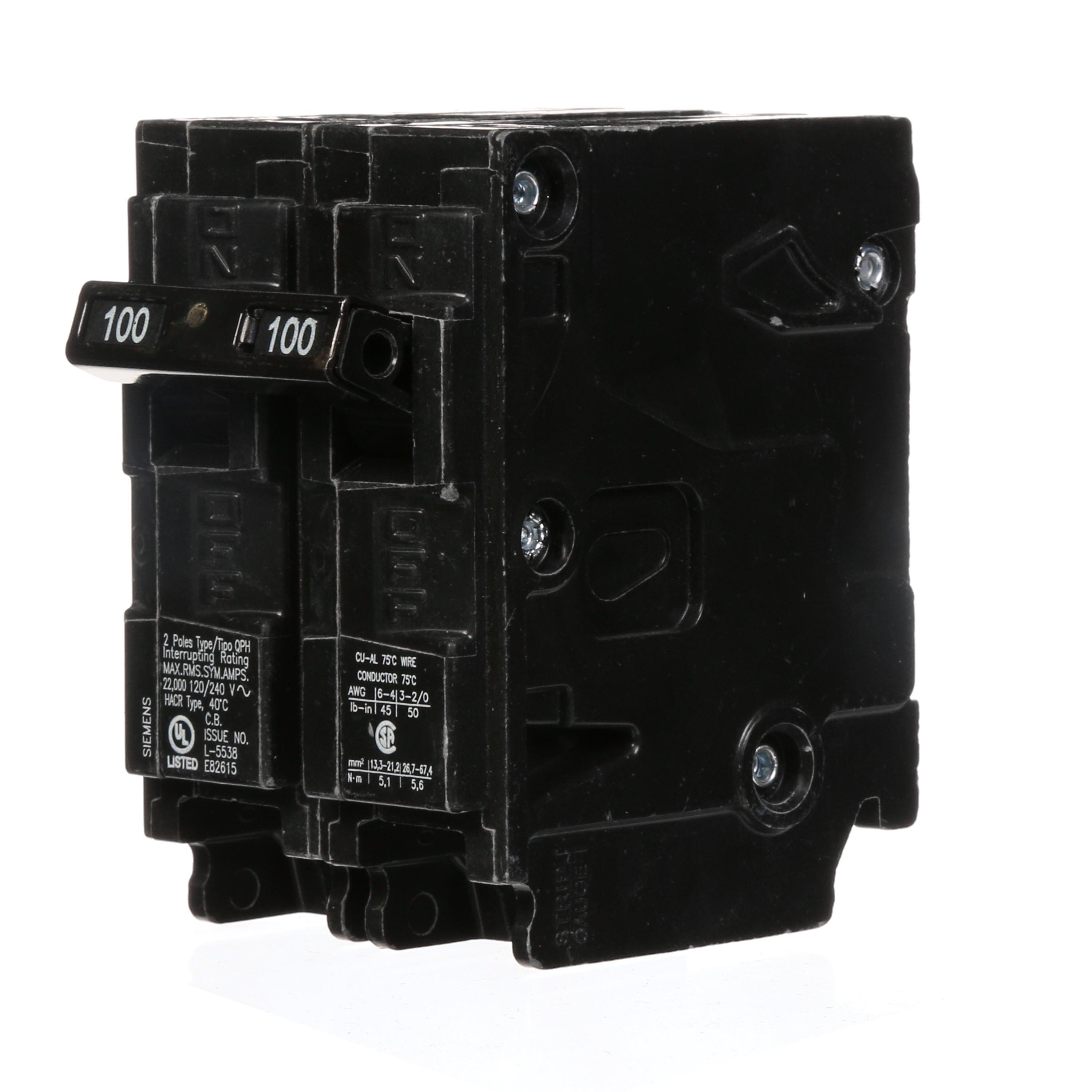 Siemens Q2100H - Molded Case Circuit Breakers