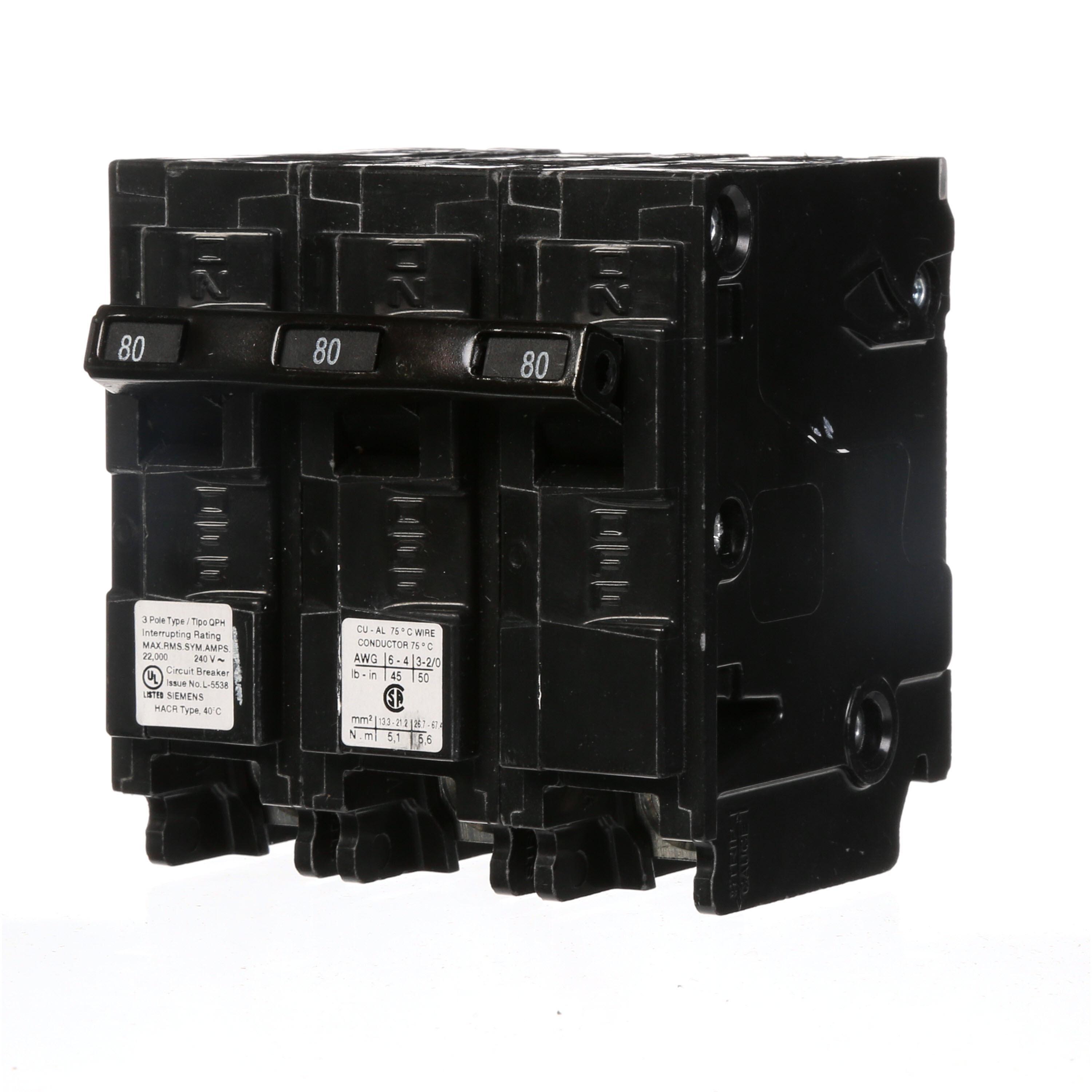 Siemens Q380H - Molded Case Circuit Breakers
