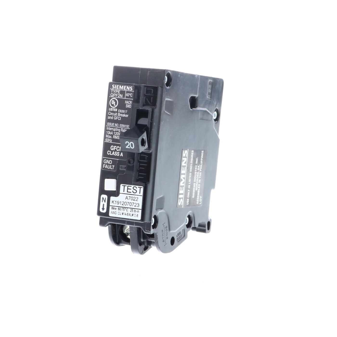 Siemens QF120AN - Molded Case Circuit Breakers