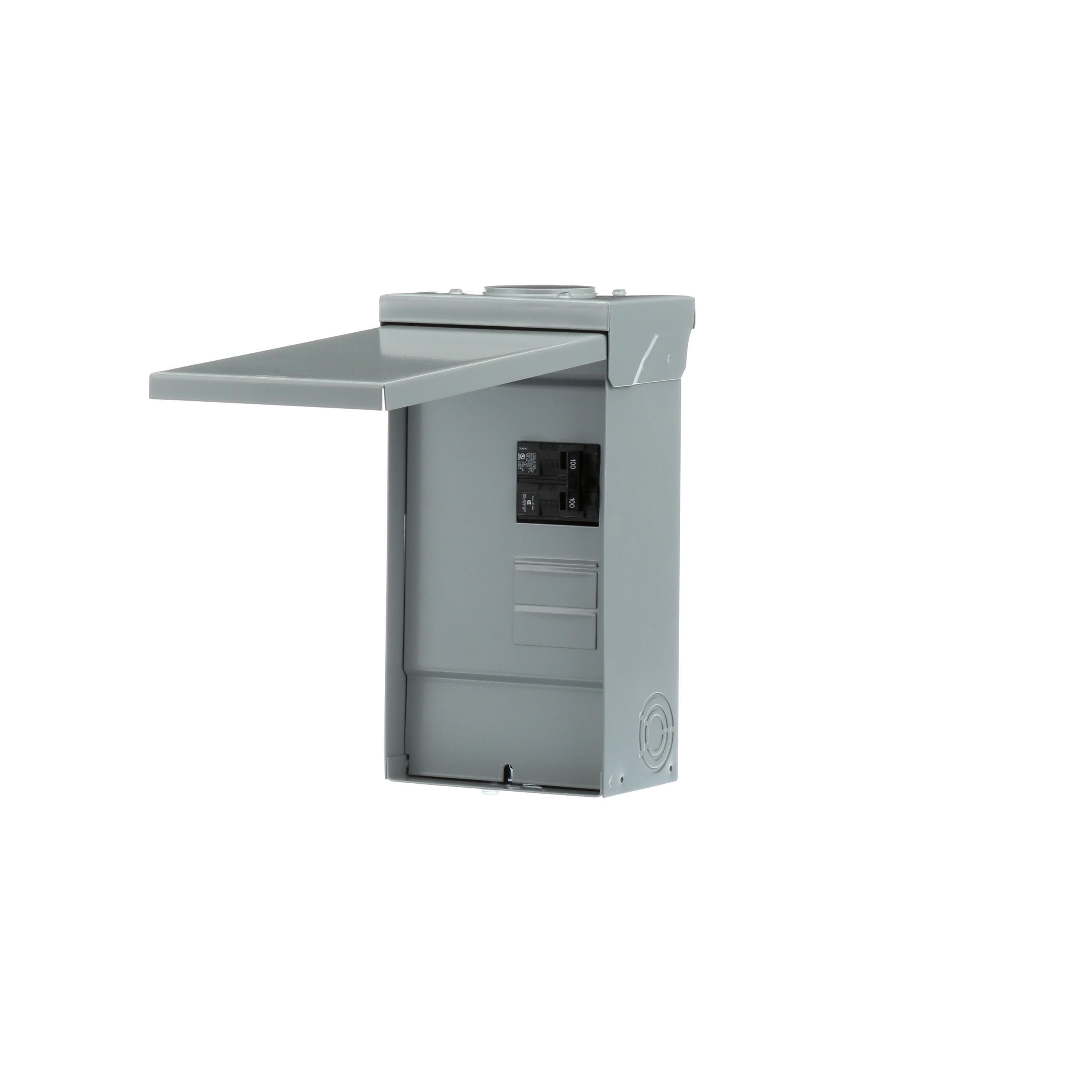 Siemens W0204MB1100 1-Phase Load Center Enclosure, NEMA 3R NEMA Rating, 13 in L x 14-3/8 in W x 4.9 in D