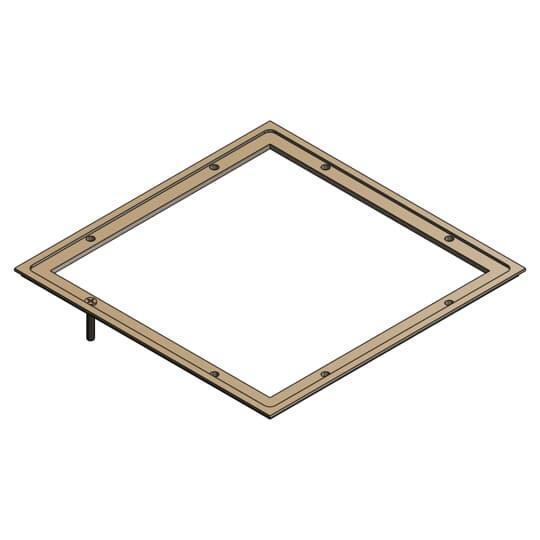 Steel City 668-TRIM-BRS - Recessed Lighting Trims