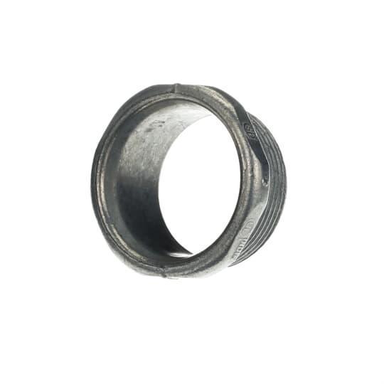 Steel City HA205 CHASE® HA205 Conduit Nipple With Non-Insulated Throat, 1-1/2 in, For Use With Rigid/IMC Conduits, Die Cast Zinc