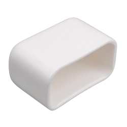 Superstrut H 804 NEOP WH H-804-NEOP-WH 800 End Cap, 1-5/8 in L x 3-1/4 in W, For Use With H-1200 Series Channel, Surface Raceway and Lighting System, Neoprene