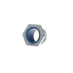 Thomas & Betts 1943 CHASE® 1943 Bushed Conduit Nipple, 3/4 in, For Use With Rigid/IMC Conduits, Malleable Iron, Chromate Coated/Electro-Zinc Plated