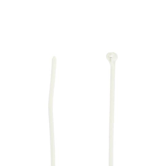 Ty-Rap TY23MFR TYMFR Flame-Retardant Cable Tie, 3.6 in L x 0.09 in W x 0.04 in THK, Nylon/Polyamide 6.6, White