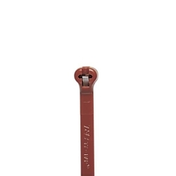 Ty-Rap TY25M-1 High Performance Standard Cable Tie, 7.31 in L x 0.184 in W x 0.043 in THK, Nylon/Polyamide 6.6, Brown