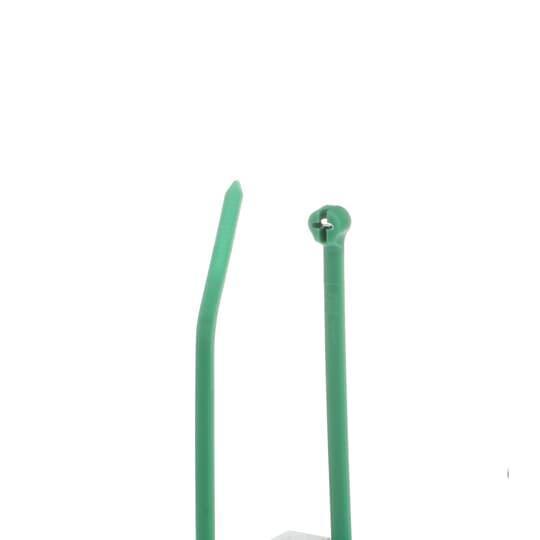 Ty-Rap TY25M-5 High Performance Standard Cable Tie, 7.31 in L x 0.184 in W x 0.043 in THK, Nylon/Polyamide 6.6, Green