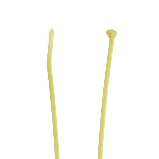 Ty-Rap TY26M-4 TYM Standard High Performance Cable Tie, 10.9 in L x 0.14 in W x 0.04 in THK, Nylon/Polyamide 6.6, Yellow