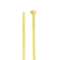 Ty-Rap TY27M-4 TYM Standard High Performance Cable Tie, 13.4 in L x 0.27 in W x 0.06 in THK, Nylon 6.6/Polyamide, Yellow