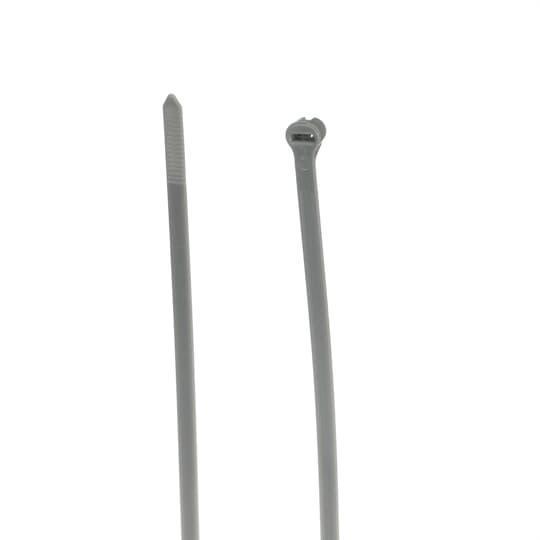 Ty-Rap TY28M-8 High Performance Standard Cable Tie, 14.2 in L x 0.187 in W x 0.05 in THK, Nylon/Polyamide 6.6, Gray