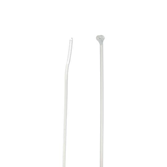 Ty-Rap TY5232M 2-Piece High Performance Standard Cable Tie, 8 in L x 0.09 in W x 0.04 in THK, Nylon/Polyamide 6.6, Natural