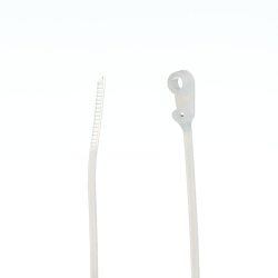 Ty-Rap TY533M Integrated Mounting Hole Cable Tie, 3.6 in L x 0.1 in W x 0.04 in THK, Nylon/Polyamide 6.6