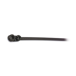 Ty-Rap TY5354MX Integrated Mounting Hole Cable Tie, 14.6 in L x 0.18 in W x 0.04 in THK, Nylon/Polyamide 6.6