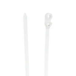 Ty-Rap TY537M Integrated Mounting Hole Cable Tie, 14 in L x 0.3 in W x 0.08 in THK, Nylon/Polyamide 6.6