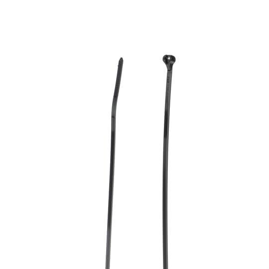 Ty-Rap TYB2315MX Standard High Performance Cable Tie, 6.7 in L x 0.09 in W x 0.04 in THK, Nylon/Polyamide 6.6, Black