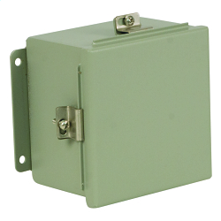 Wiegmann BN4060604 BN4 JIC Welded Seam Enclosure, 6 in W 4 in D 6 in H, NEMA 4/12/13 NEMA Rating, Carbon Steel