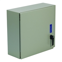 Wiegmann N412302608CD N412CD ULTIMATE® 1-Door Disconnect Enclosure, 26 in W 8 in D 30 in H, NEMA 3R/4/4X/12/13/412 NEMA Rating, Carbon Steel