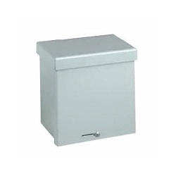 Wiegmann RSC121204NK RSC Rainproof Enclosure, 12 in W 4 in D 12 in H, NEMA 3R NEMA Rating, Carbon Steel