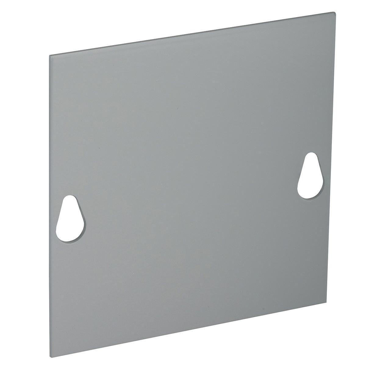 Wiegmann SC0606 SC Series Commercial Surface Screw Cover, For Use With NEMA 1 Screw Cover Wall-Mount Enclosures, Non-Flanged Construction, Carbon Steel, Gray