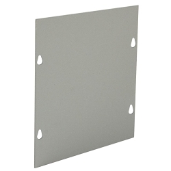 Wiegmann SC1212 SC Series Commercial Surface Screw Cover, For Use With NEMA 1 Screw Cover Wall-Mount Enclosures, Non-Flanged Construction, Carbon Steel, Gray