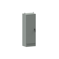 Wiegmann WA603624FSN43PT WA-FSN43PT 1-Door Enclosure, 36 in L 36 in W 24 in D 60 in H, NEMA 4 NEMA Rating, Carbon Steel