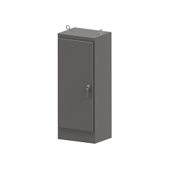 Wiegmann WA723624SSFSN43PT 1-Door Enclosure, 36.06 in W x 24.06 in D x 72.06 in H, NEMA 4X, 304 Stainless Steel