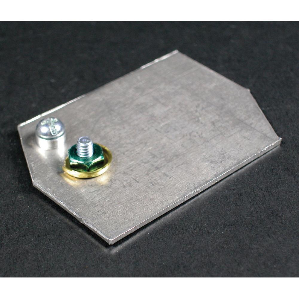 Wiremold AL3309 1-Channel Grounding Clamp, For Use With AL3300 600 V AC Raceway, Aluminum