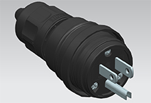 Woodhead 14W47BLK - Plugs, Receptacles & Wiring Devices
