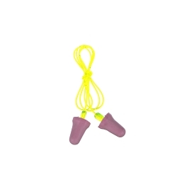 3MTM 7000052722 No-Touch Ear Plug, 29 dB Noise Reduction, Bell Shape, Corded Design
