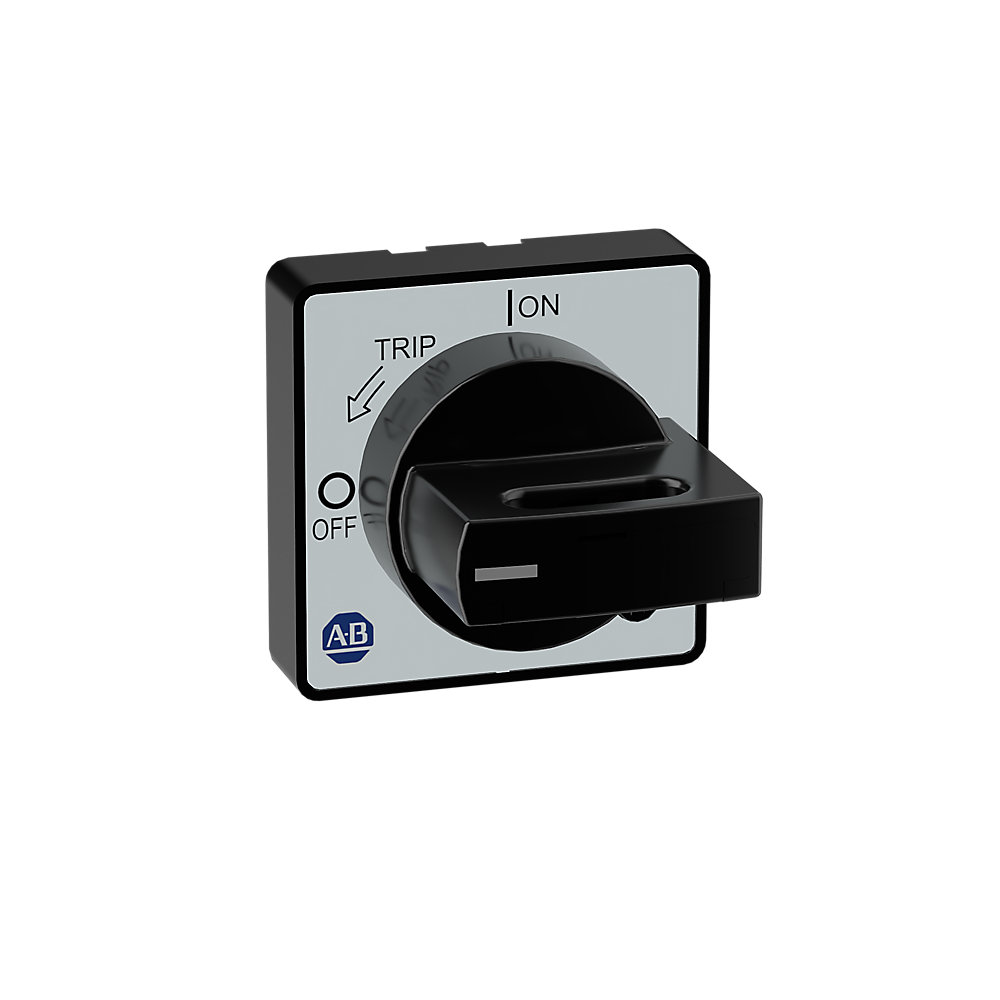 Allen-Bradley Door Coupling Handle, Black, IP66, NEMA 1 v 4/4X v 12, Extension Shaft Coupling Included, For 140MT, ME Mtr Protection Ckt Br