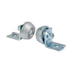 B-Line B218ZN Pipe Roller, 1/2 to 8 in Pipe, 500 lb, Malleable Iron, Zinc Plated, Import